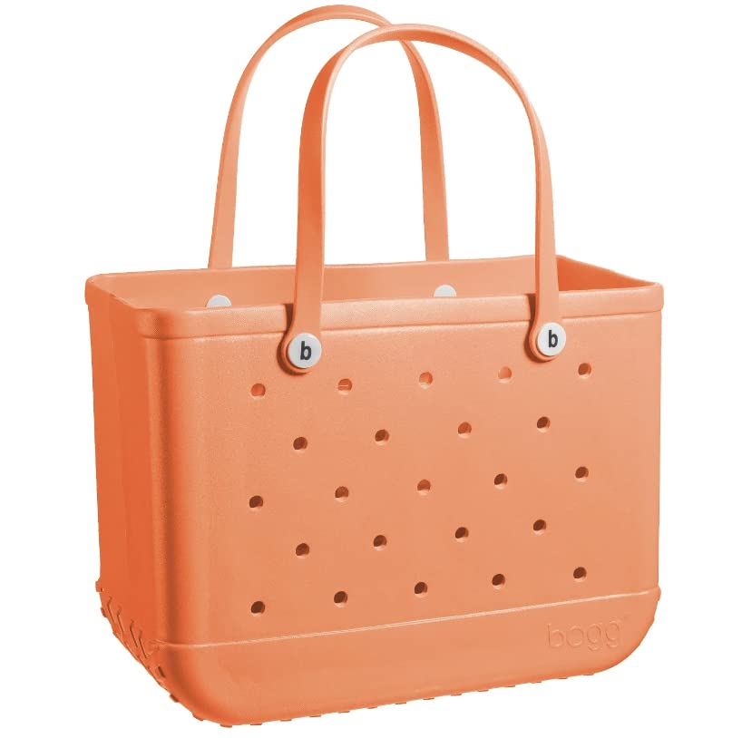 BOGG BAG - Original, Extra Large Tote Bag - Creamsicle Dreamsicle - 19in L x 9in W x 14in H - Lightweight, Washable, Durable - All Purpose EVA - for Beach, Pool, Boat, Work, Sports