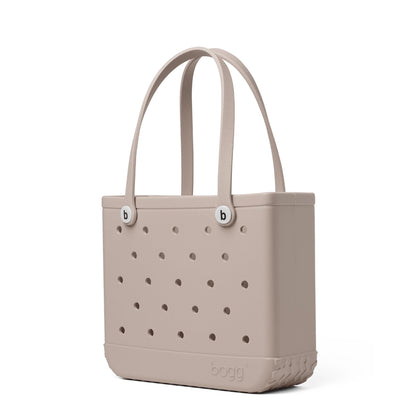 BOGG BAG - Medium Tote - Mushroom, White Buttons - 15in L x 5in W x 12.5in H - Beach, Pool, Boat, Work, Sports - All Purpose EVA - Lightweight, Washable, Durable