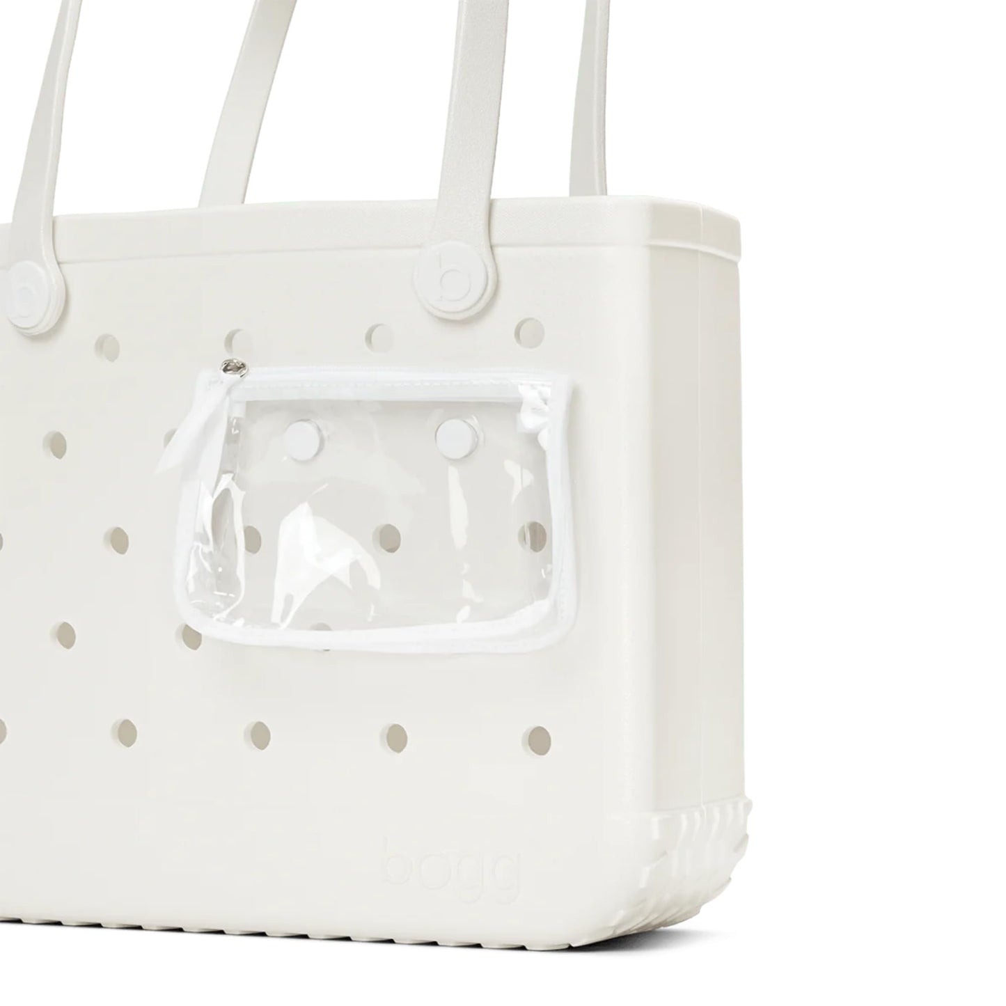 BOGG BAG - Medium Tote - Ice Shimmer - 15in L x 5in W x 12.5in H - Beach, Pool, Boat, Work, Sports - All Purpose EVA - Lightweight, Washable, Durable