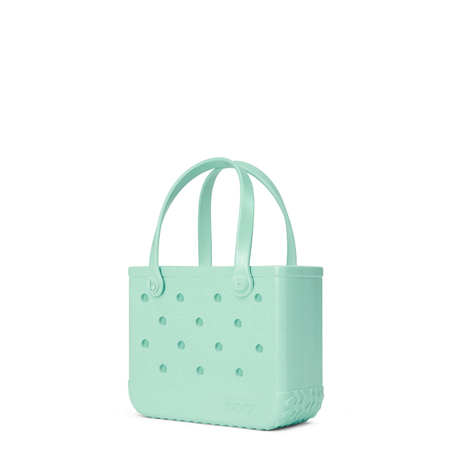 BOGG BAG - Bitty, Small Tote - Sea(foam) Shimmer - 11in L x 4.5in W x 8.5in H - Beach, Pool, Boat, Work, Sports - All Purpose EVA - Lightweight, Washable, Durable