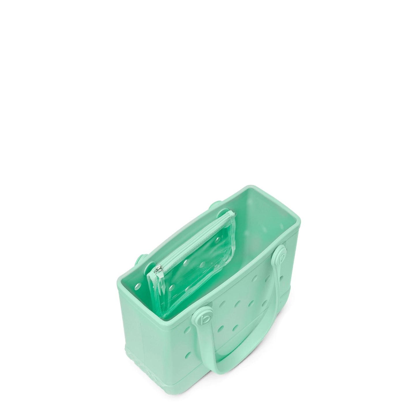 BOGG BAG - Bitty, Small Tote - Sea(foam) Shimmer - 11in L x 4.5in W x 8.5in H - Beach, Pool, Boat, Work, Sports - All Purpose EVA - Lightweight, Washable, Durable