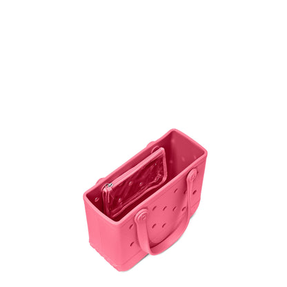 BOGG BAG - Bitty, Small Tote - Watermelon Shimmer - 11in L x 4.5in W x 8.5in H - Beach, Pool, Boat, Work, Sports - All Purpose EVA - Lightweight, Washable, Durable