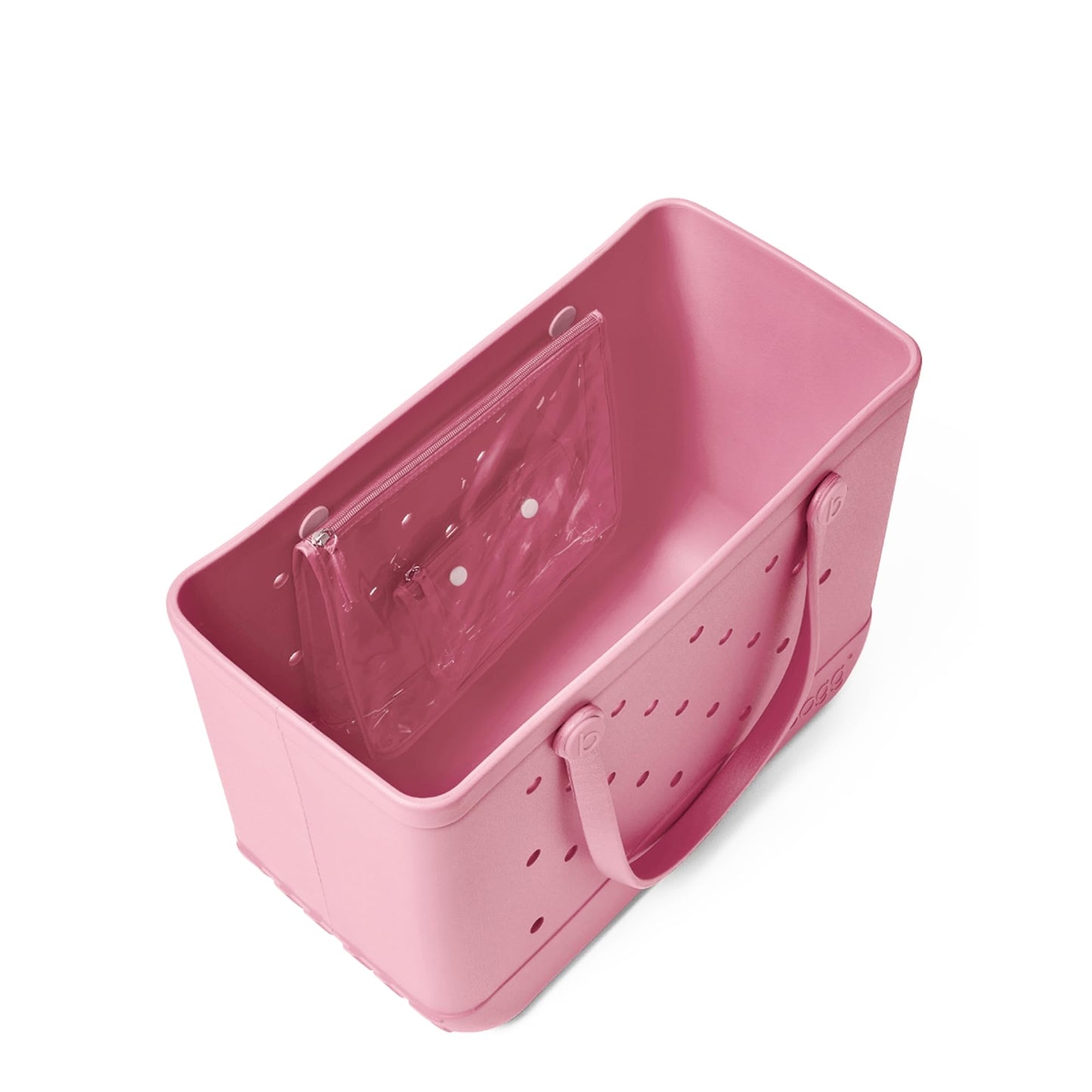 BOGG BAG - Original, Large Tote - Blowing Pink Bubbles - 19in L x 9in W x 14in H - Beach, Pool, Boat, Sports - All Purpose EVA - Lightweight, Washable, Durable