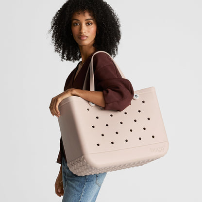BOGG BAG - Original, Large Tote Bag - Cabana Boy, White Buttons - 19in L x 9in W x 14in H - Lightweight, Washable, Durable - All Purpose EVA