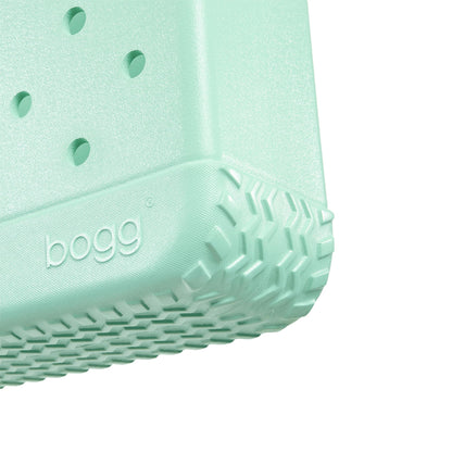 BOGG BAG - Bitty, Small Tote - Sea(foam) Shimmer - 11in L x 4.5in W x 8.5in H - Beach, Pool, Boat, Work, Sports - All Purpose EVA - Lightweight, Washable, Durable