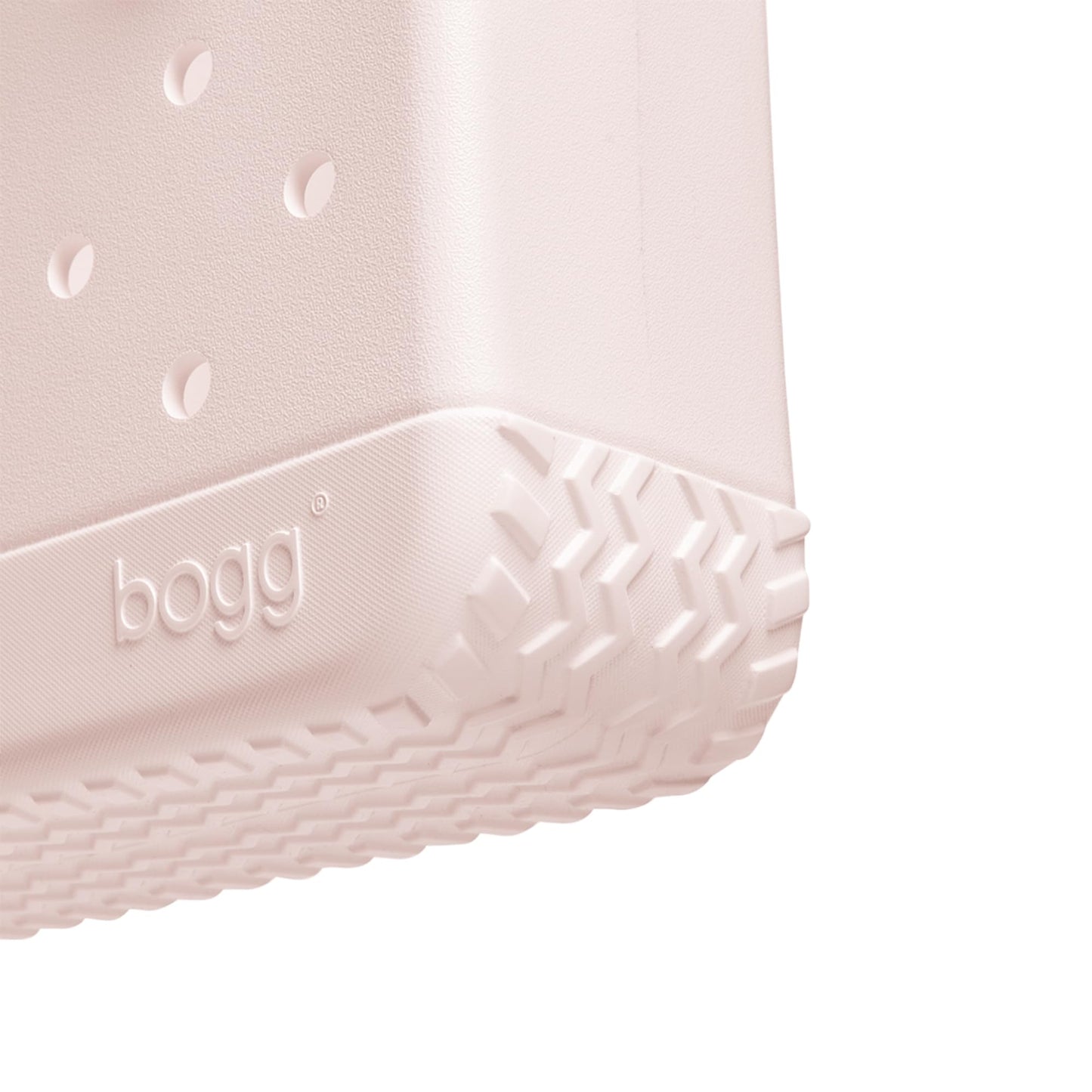 BOGG BAG - Bitty, Small Tote - Petal Pink, White Buttons - 11in L x 4.5in W x 8.5in H - Beach, Pool, Boat, Work, Sports - All Purpose EVA - Lightweight, Washable, Durable