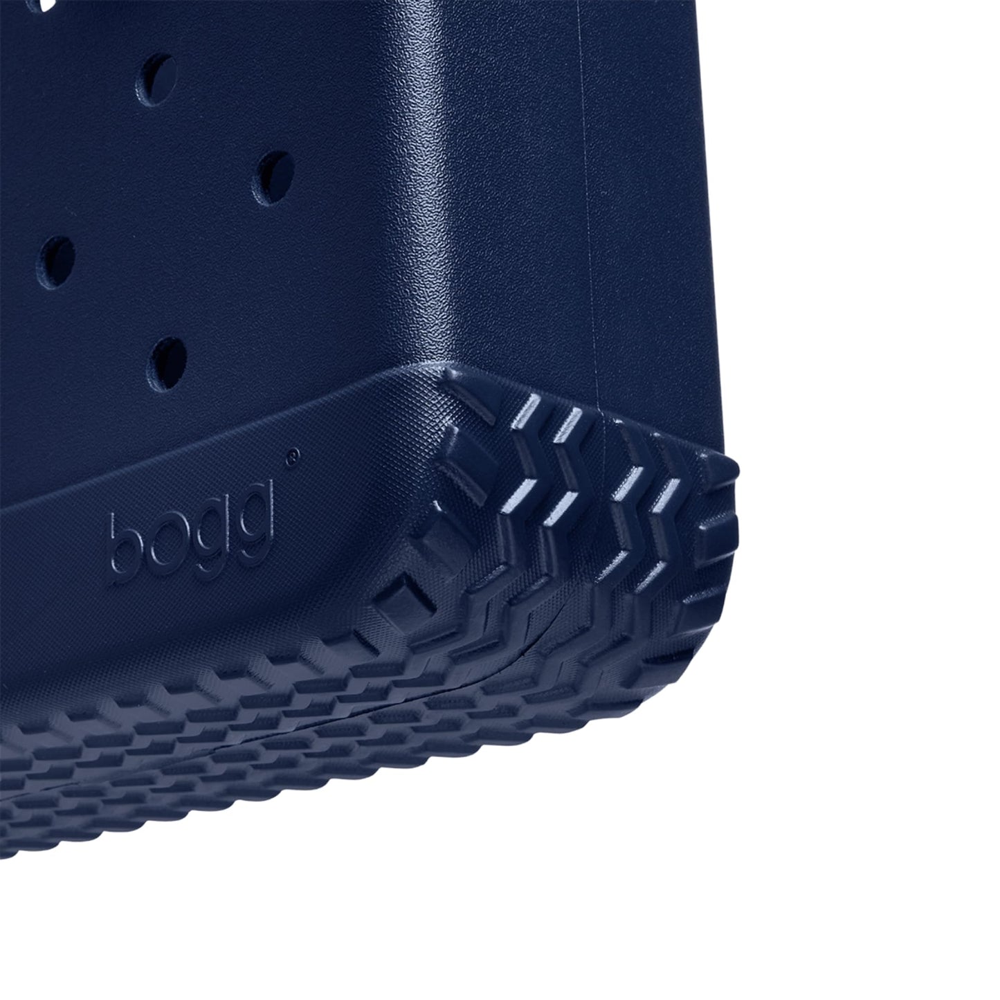 BOGG BAG - Bitty, Small Tote - You Navy Me Crazy, White Buttons - 11in L x 4.5in W x 8.5in H - Beach, Pool, Boat, Work, Sports - All Purpose EVA - Lightweight, Washable, Durable